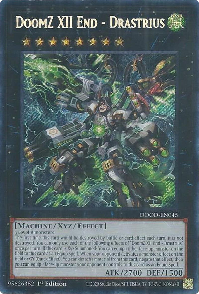 DoomZ XII Fin - Drastrius [DOOD-EN045] Secret Rare