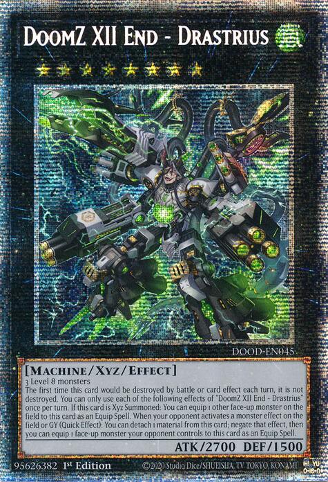 DoomZ XII Fin - Drastrius (Rara Secreta Prismática) [DOOD-EN045] Rara Secreta Prismática