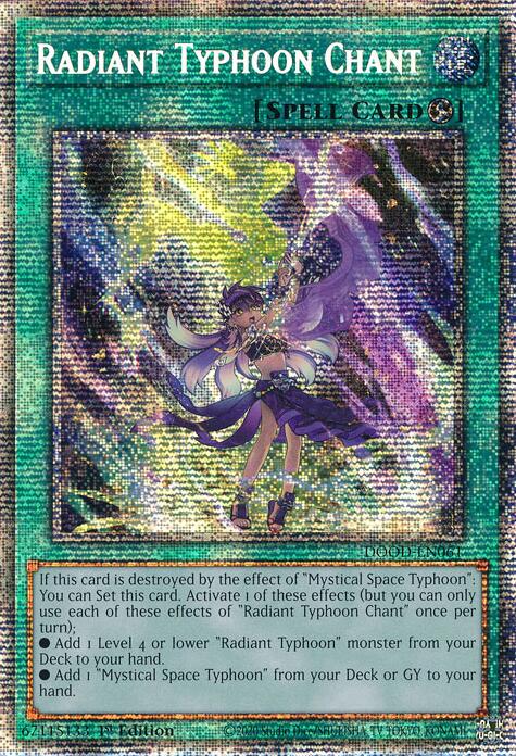 Chant Typhon Radieux (Starlight Rare) [DOOD-EN061] Starlight Rare