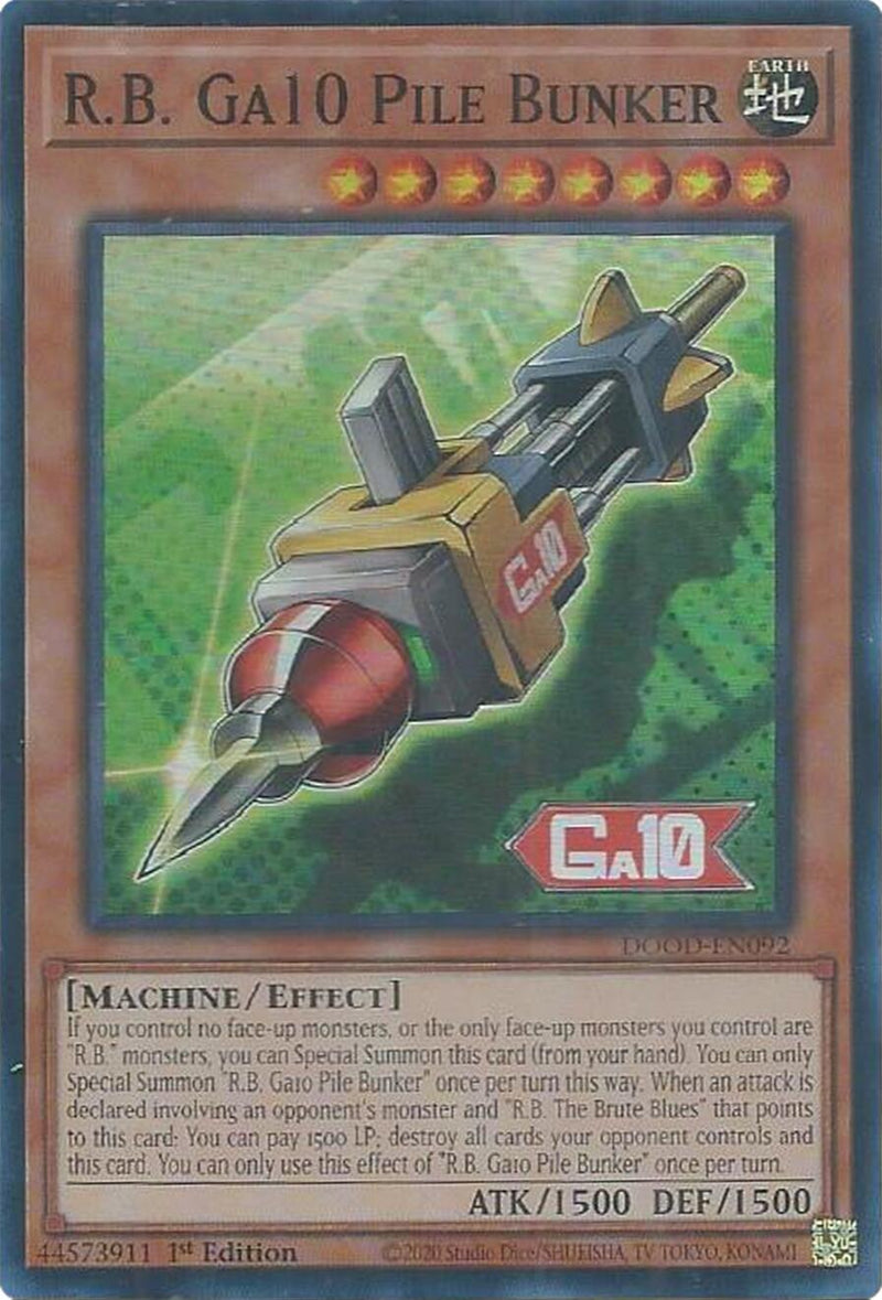 R.B. Ga10 Pieu de Combat [DOOD-EN092] Super Rare
