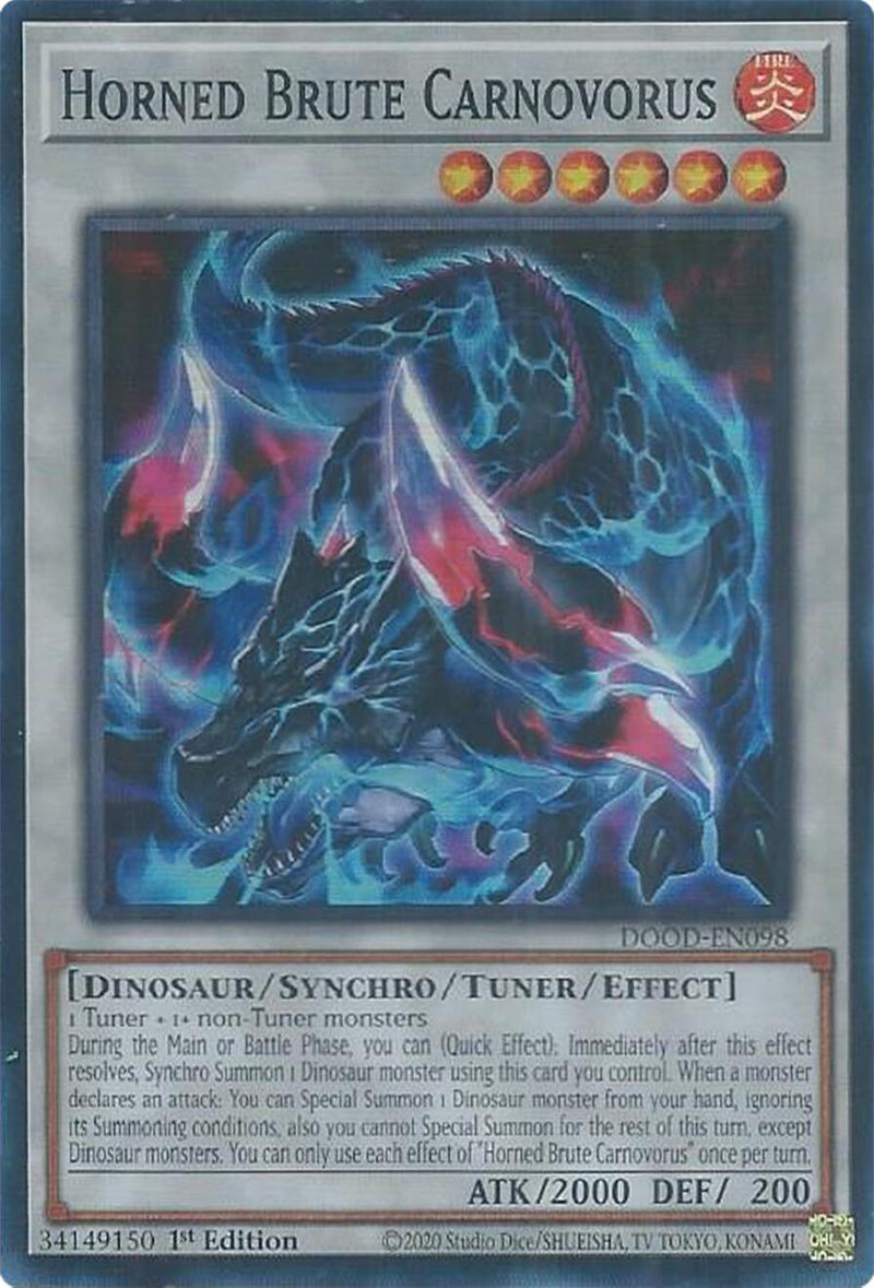 Brute Carnivore Cornue [DOOD-EN098] Super Rare