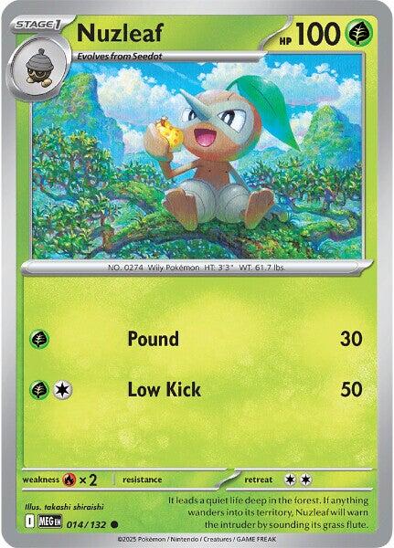Nuzleaf (014/132) [Mega Evolución: Set Base]