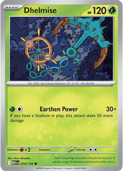 Dhelmise (018/132) [Mega Evolución: Set Básico]