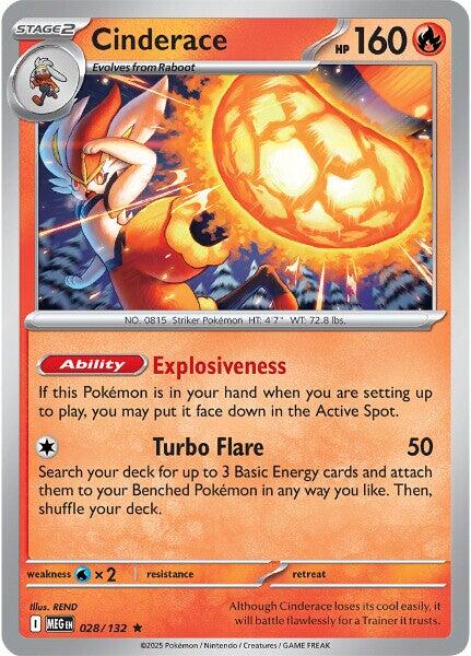 Cinderace (028/132) [Megaevolución: Set Básico]