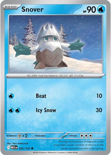 Snover (035/132) [Evolución Mega: Set Básico]