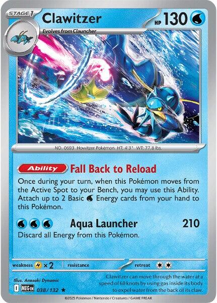 Clawitzer (038/132) [Mega Evolución: Set Básico]