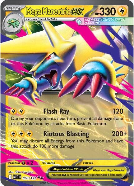 Mega Manectric ex (050/132) [Mega Evolución: Set Básico]