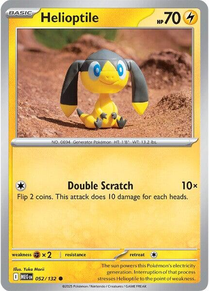 Helioptile (052/132) [Evolución Mega: Set Básico]