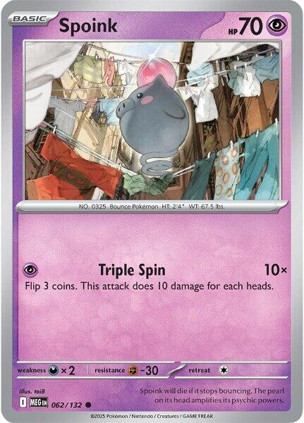 Spoink (062/132) [Mega Evolución: Set Base]