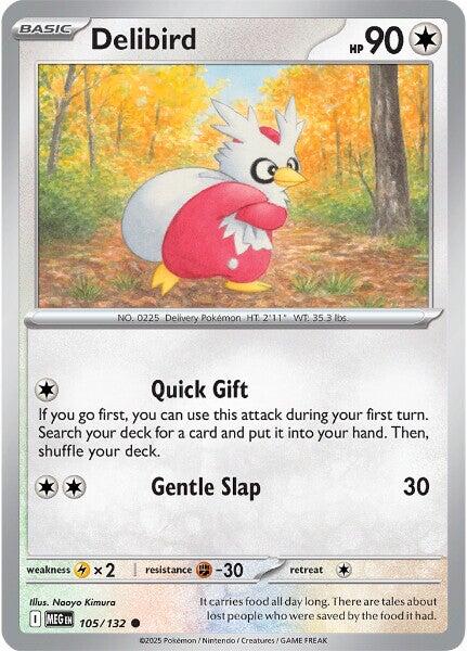 Delibird (105/132) [Méga-Évolution : Set de Base]
