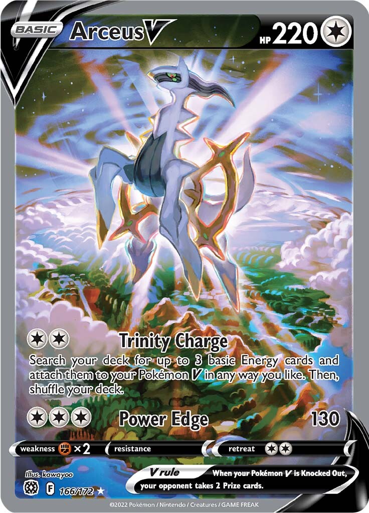 Arceus V (166/172) [Épée et Bouclier : Astres Radieux]