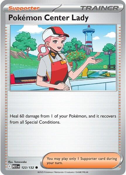 Dama del Centro Pokémon (123/132) [Mega Evolución: Set Base]