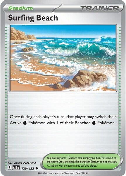 Playa de Surf (129/132) [Mega Evolución: Set Básico]