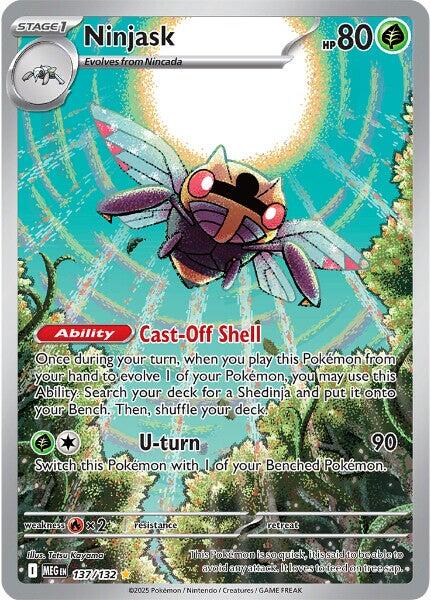 Ninjask (137/132) [Mega Evolución: Set Básico]