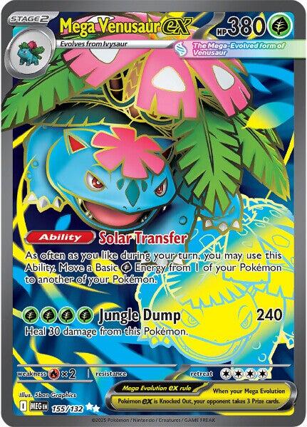 Mega Venusaur ex (155/132) [Mega Evolución: Set Básico]