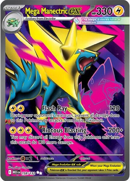 Méga-Manectric ex (158/132) [Méga-Évolutions : Set de Base]