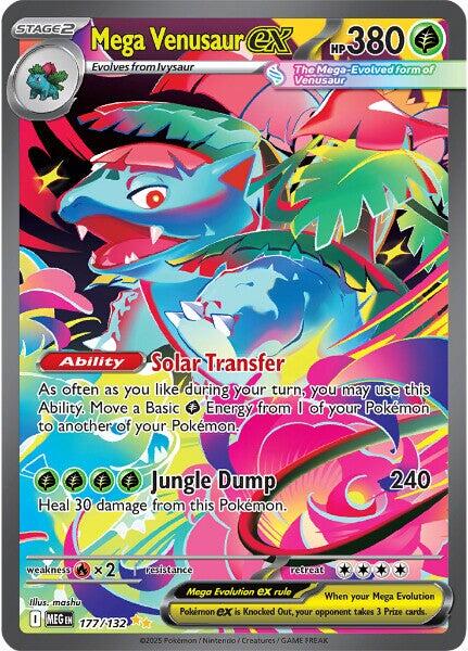 Mega Venusaur ex (177/132) [Megaevolución: Set Básico]