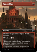 Déflagration de vandales (Illustration alternative sans bordure) [Commander Masters]