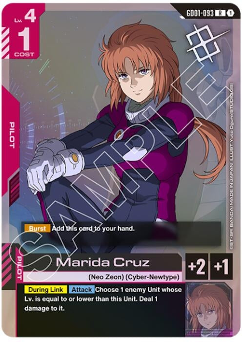 Image for Marida Cruz (Judge Pack 01) (GD01-093) (GCG-PR) - Gundam Card Game