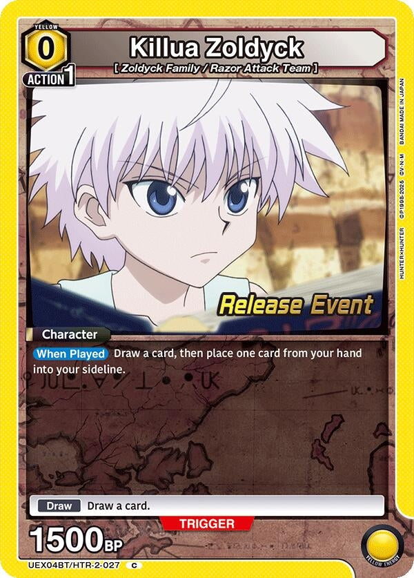 Image for Killua Zoldyck (027) (UEX04BT/HTR-2-027) (UEX04BT_RE) - Union Arena