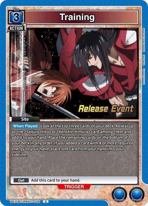 Image for Training (UE11BT/RNK-1-026) (UE11BT_RE) - Union Arena