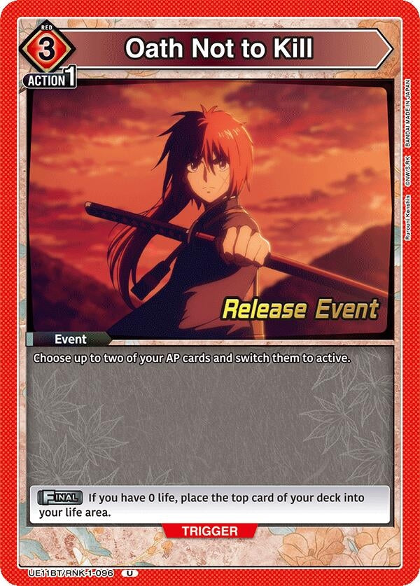 Image for Oath Not to Kill (UE11BT/RNK-1-096) (UE11BT_RE) - Union Arena