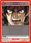 Image for I Absolutely Can't Let Myself Lose! (UE11BT/RNK-1-097) (UE11BT_RE) - Union Arena