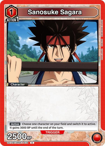 Image for Sanosuke Sagara (074) (Box Topper Foil) (UE11BT/RNK-1-074) (UE11BT) - Union Arena