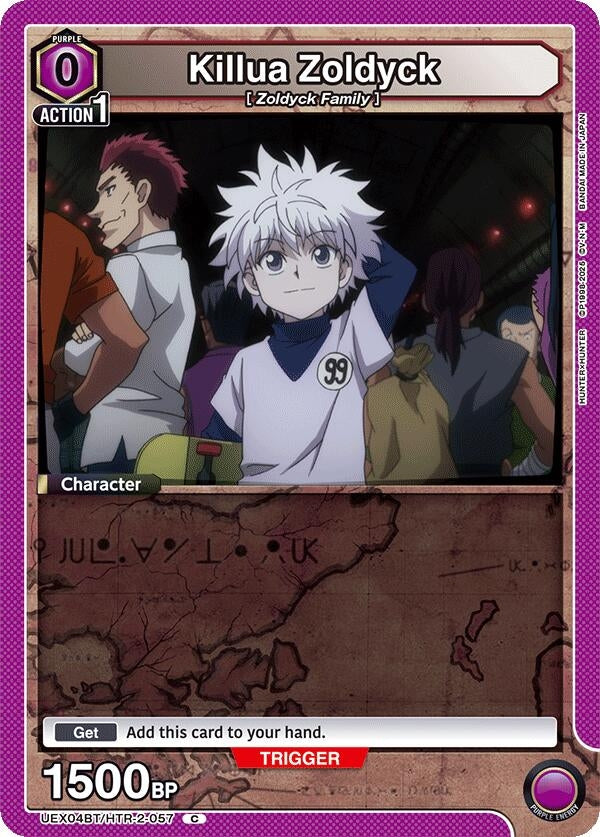 Image for Killua Zoldyck (057) (Box Topper Foil) (UEX04BT/HTR-2-057) (UEX04BT) - Union Arena