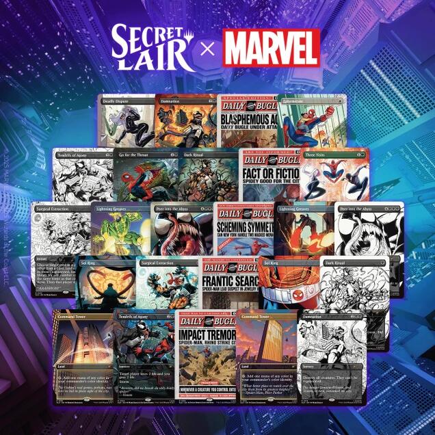 Secret Lair Drop: Secret Lair x Marvel's Spider-Man: The Non-Foil Web-Slinger Bundle