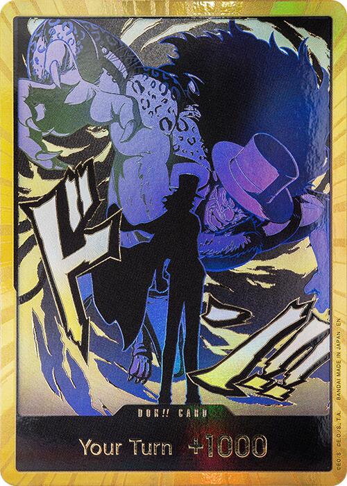DON!! Carte (Rob Lucci) (Dorée) [Premium Booster -The Best- Vol. 2]
