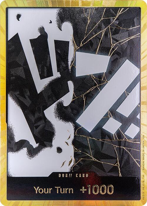 Carte DON!! (Enseigner) (Or) [Booster Premium -The Best- Vol. 2]