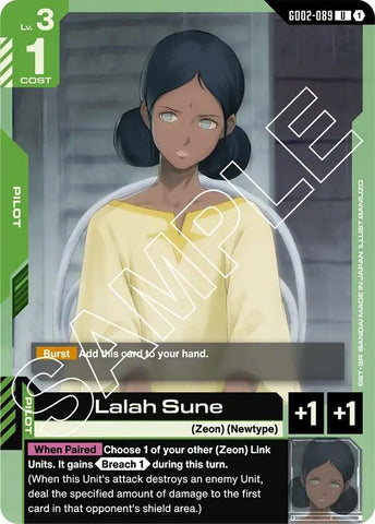 Image for Lalah Sune (GD02-089) (GD02) - Gundam Card Game