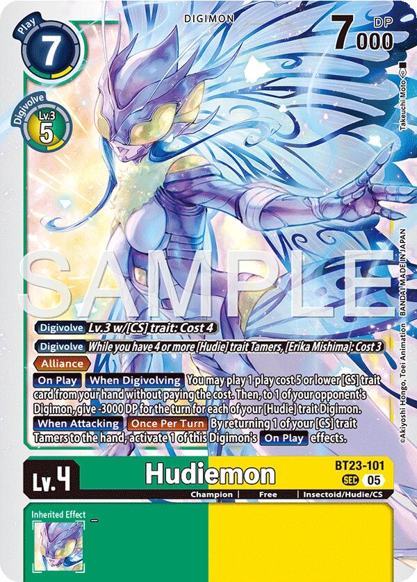 Hudiemon [BT23-101] [Sommeil des Hackers]