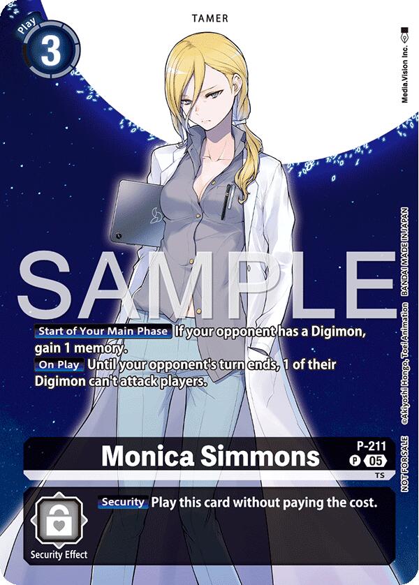 Monica Simmons [P-211] (Paquete de promoción de la caja onírica de Hacker) [Cartas promocionales]