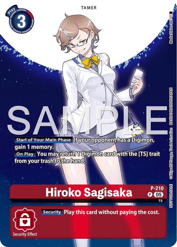 Hiroko Sagisaka [P-210] (Pack Promocional Caja del Sueño del Hacker) [Cartas Promocionales]