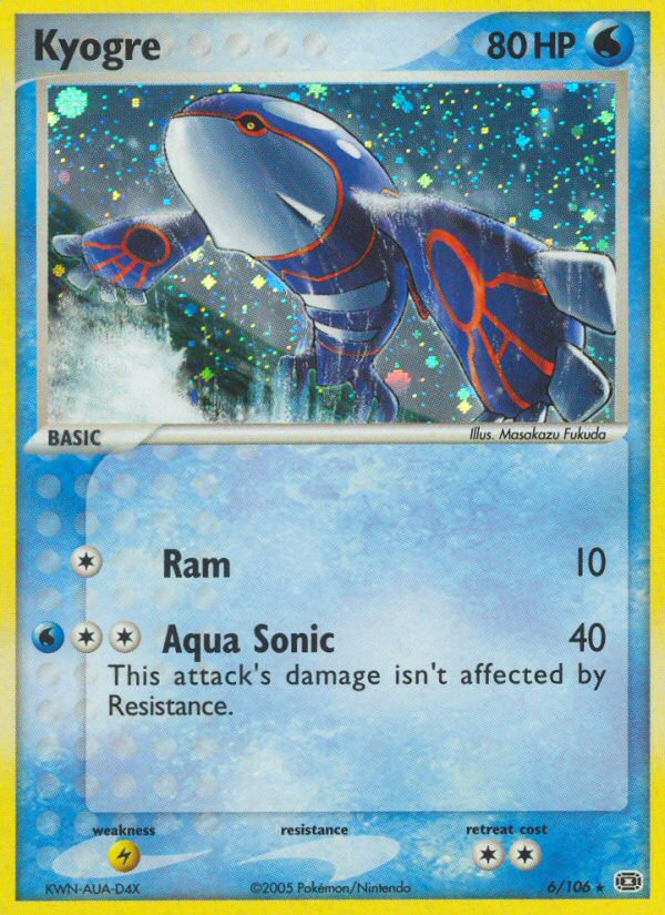 Kyogre (6/106) [EX: Émeraude]