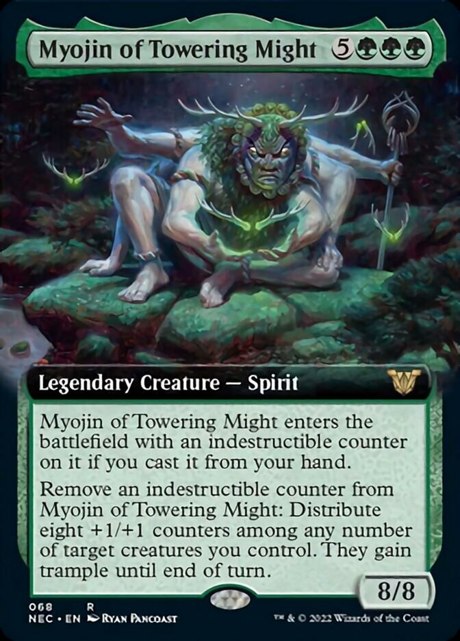 Myojin de la puissance vertigineuse (extended art) [Kamigawa: La Dynastie néon Commander]