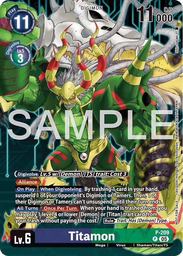 Titamon [P-209] (Paquete Promocional Hacker's Slumber Box) [Cartas Promocionales]