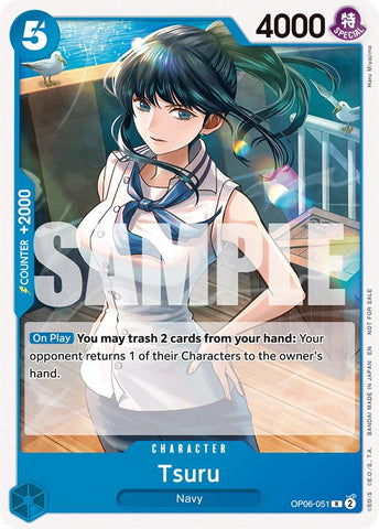 Tsuru (Tournament Pack 2025 Vol. 4) [Cartas promocionales de One Piece]