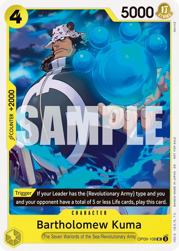 Bartholomew Kuma (Paquete de Torneo 2025 Vol. 4) [Cartas Promocionales de One Piece]