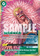 Car le camp de la Justice sera celui qui Gagnera !! (Winner Pack 2025 Vol. 4) [Cartes promotionnelles One Piece]
