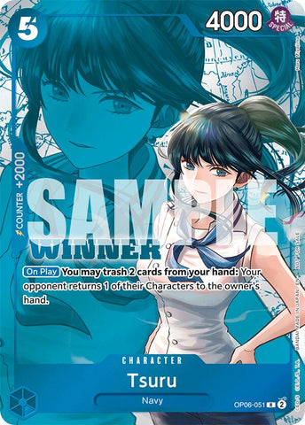 Tsuru (Paquete de ganadores 2025 Vol. 4) [Cartas promocionales de One Piece]