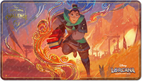Tapis de jeu métallisé (Mulan - En avant toute - Défi Disney Lorcana)