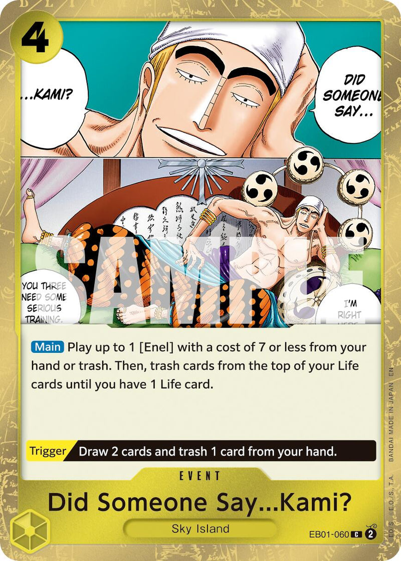 Quelqu'un a dit... Kami ? (Pirate Foil) [Premium Booster -The Best- Vol. 2]