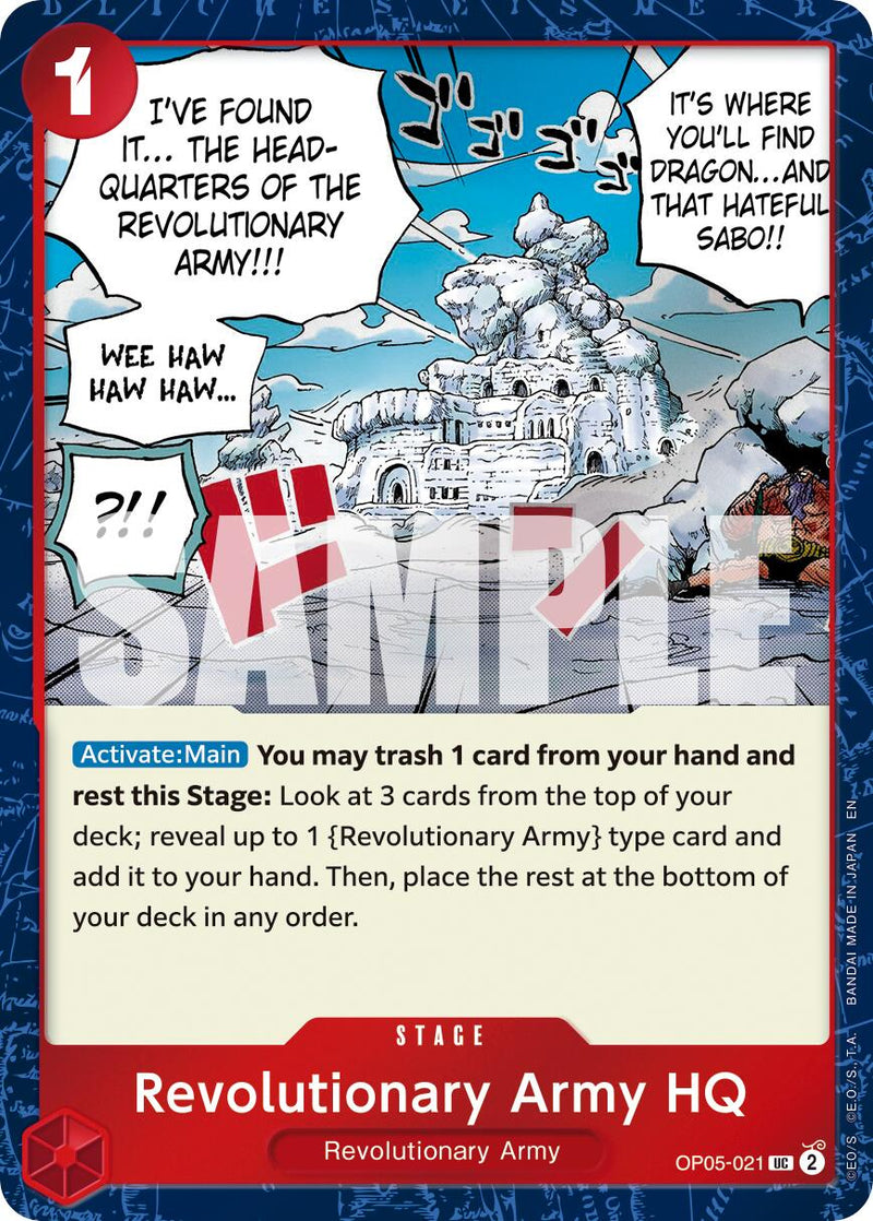 Quartier général de l'armée révolutionnaire (contre des pirates) [Premium Booster -The Best- Vol. 2]