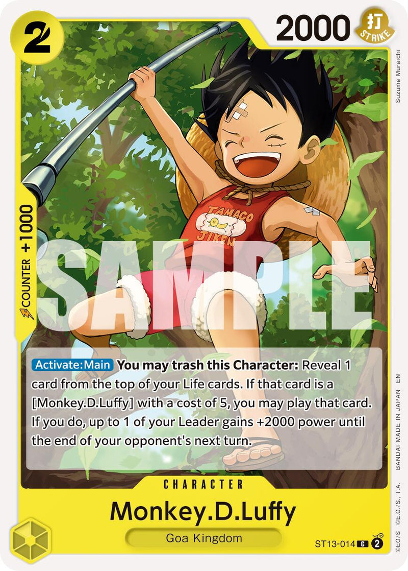 Monkey.D.Luffy (ST13-014) (Reedición) [Premium Booster -The Best- Vol. 2]