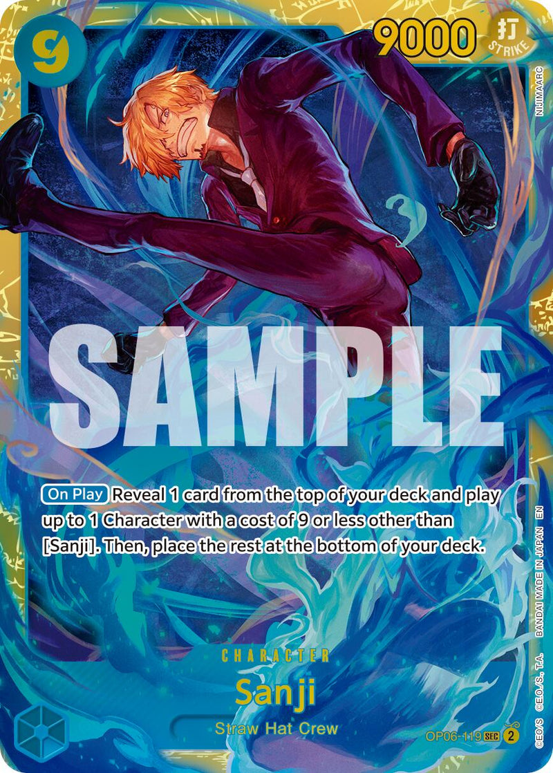 Sanji (OP06-119) (Reedición) [Premium Booster -The Best- Vol. 2]