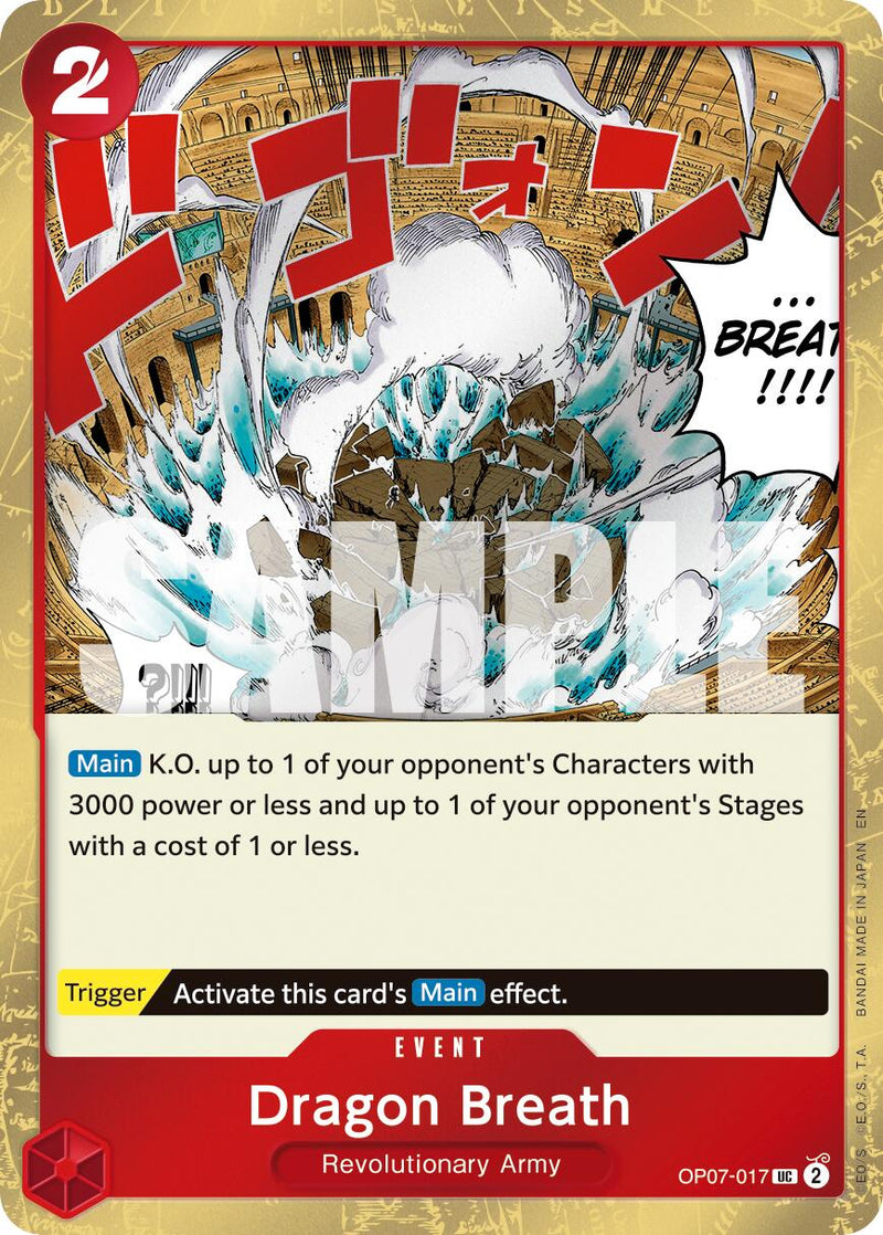 Souffle de dragon (version Pirate Foil) [Booster Premium -The Best- Vol. 2]