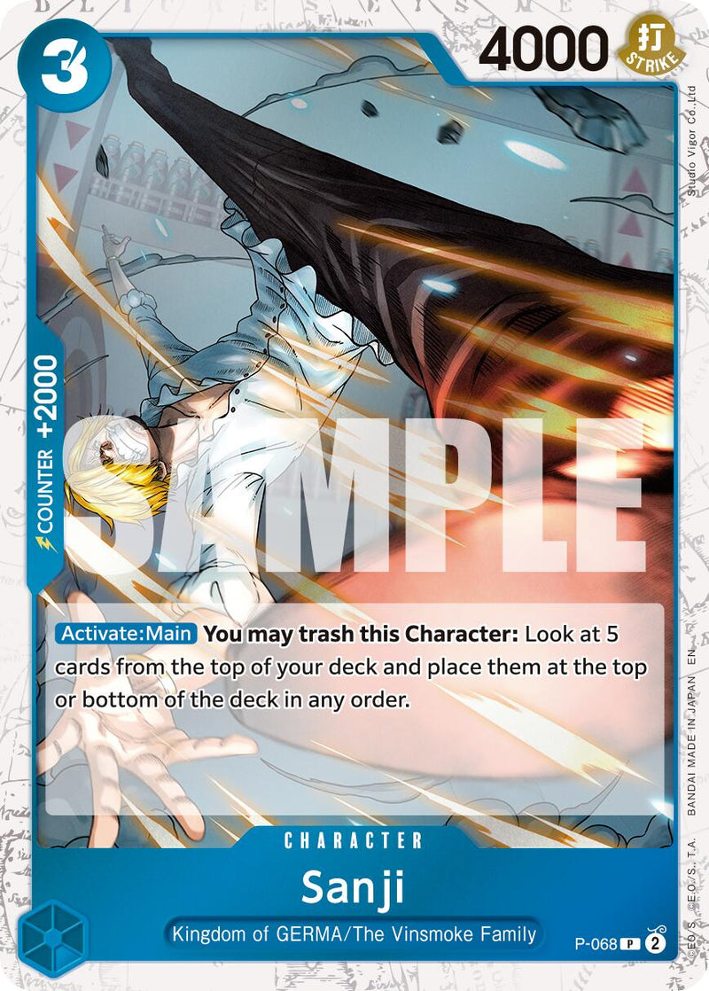 Sanji (P-068) (Pellicule pirate) [Pack Booster Premium -The Best- Vol. 2]